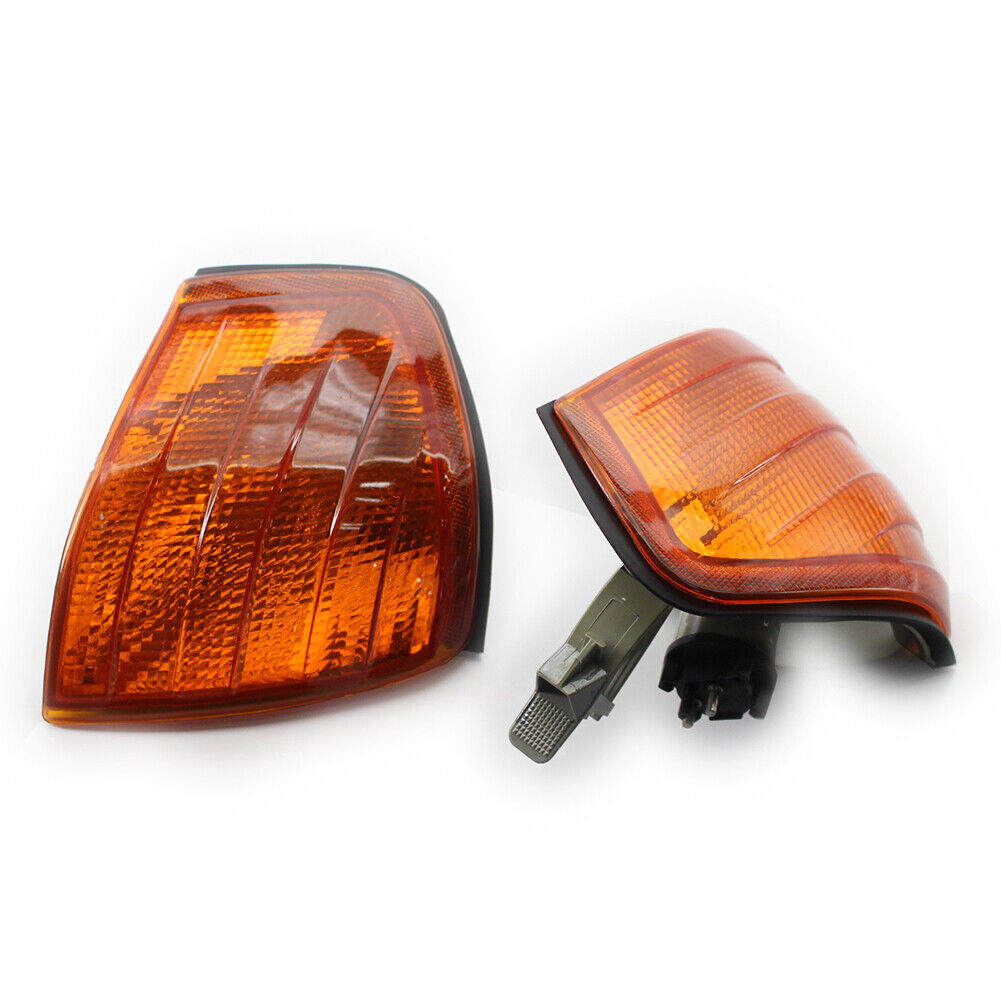 1 Pair Car Front Turn Signal Light for Mercedes Benz Class C Replace Lamp