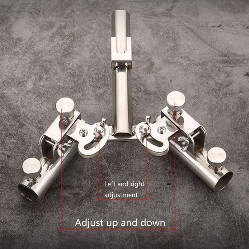 Adjustable Fishing Rod Stand Ground Fishing Rod Holder Anti-dumping Fishing Tool