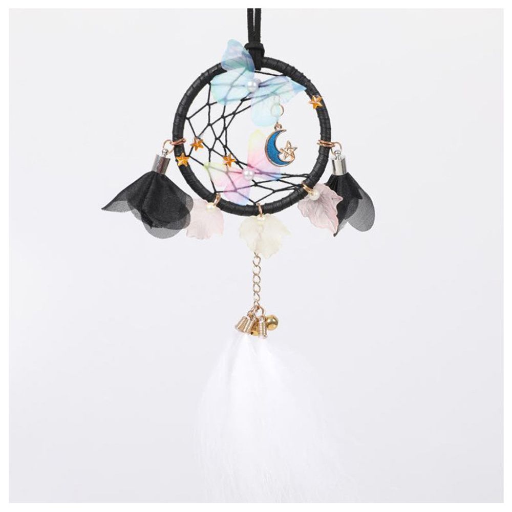 Pendant Moon Dreamcatcher Keychains Rearview Mirror Charm Mini Dream Catcher