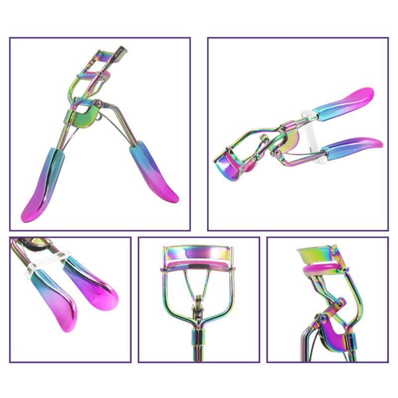 Eyelash Curler Curved Handle Long-lasting Curling Eye Makeup Cosmetic Tool