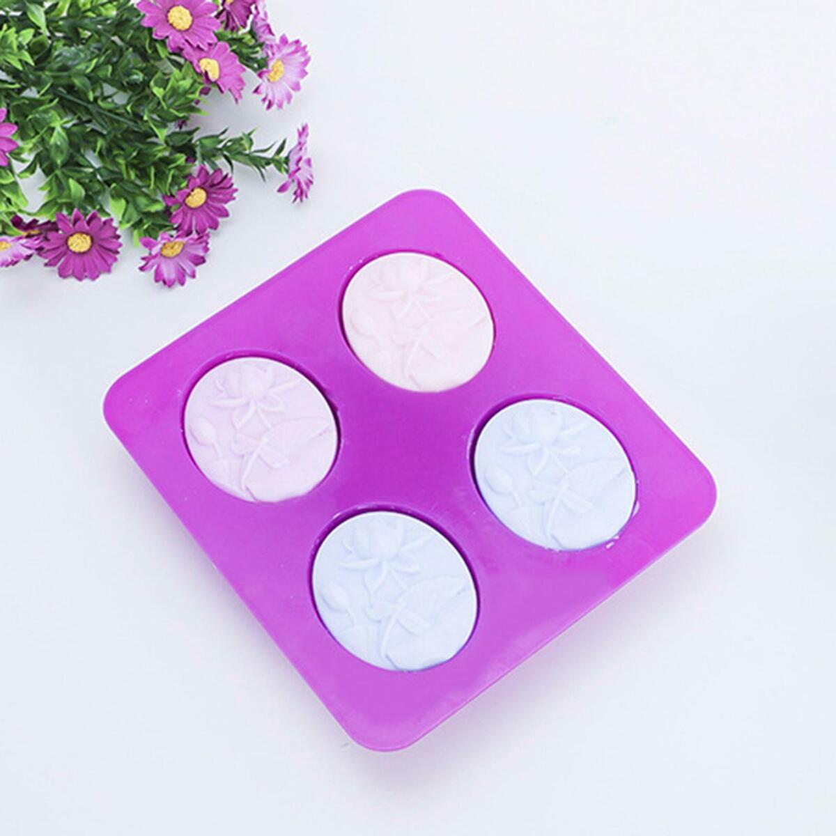 2x Silicone    for  Making Craft Mooncake Pudding Jelly Mould