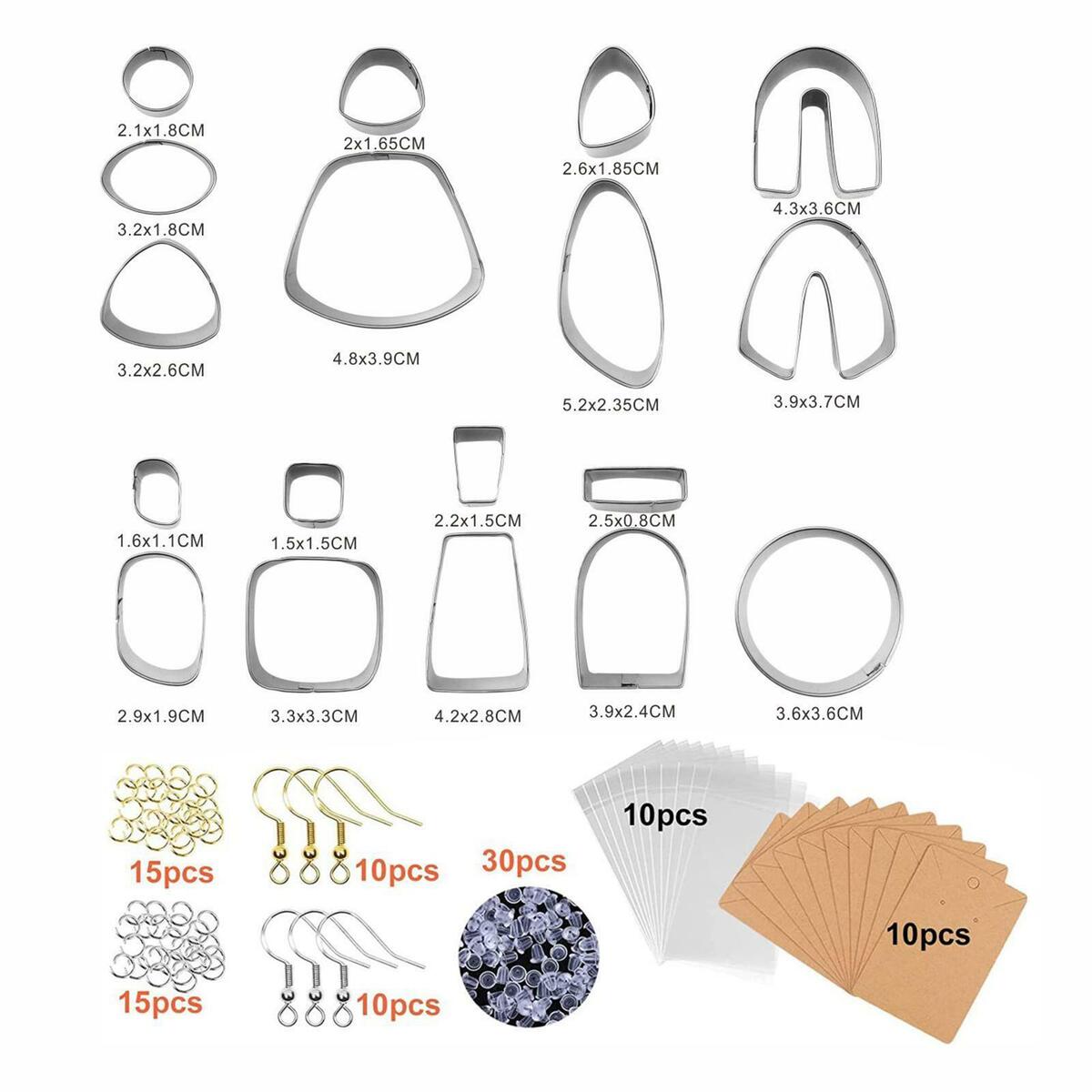 Stainless Steel Clay Earring   for Designer Jewelry Tools