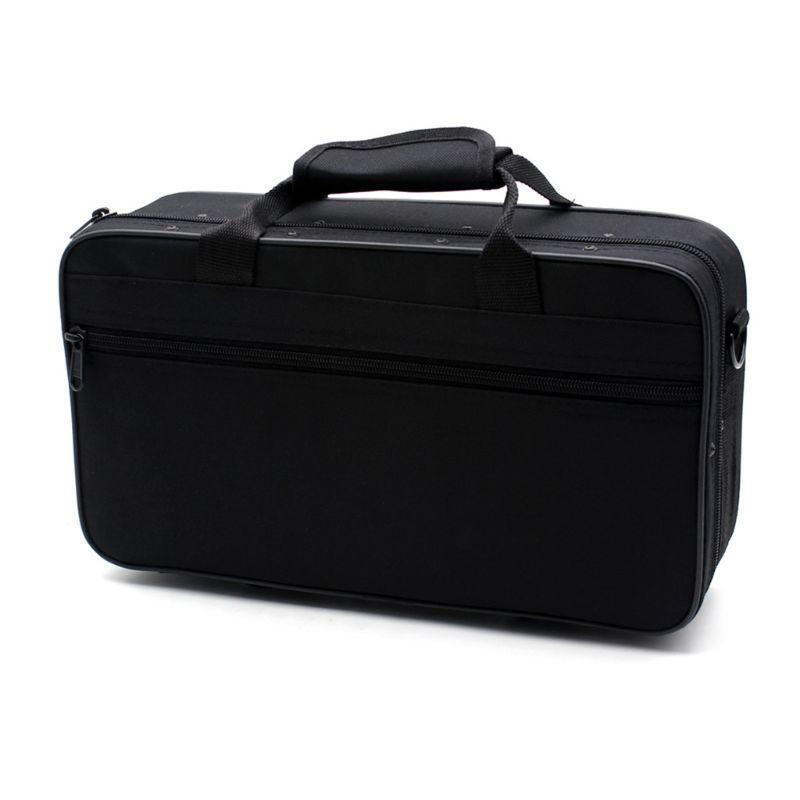 Black Foam Padded Thicken Oxford Cloth Sotrage Bag Clarinet Box Case with Handle
