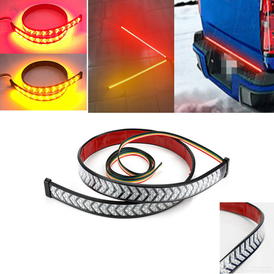 40'' Truck Tailgate Strip Light Bar W/Scanning Flowing Brake Turn Signal Driving