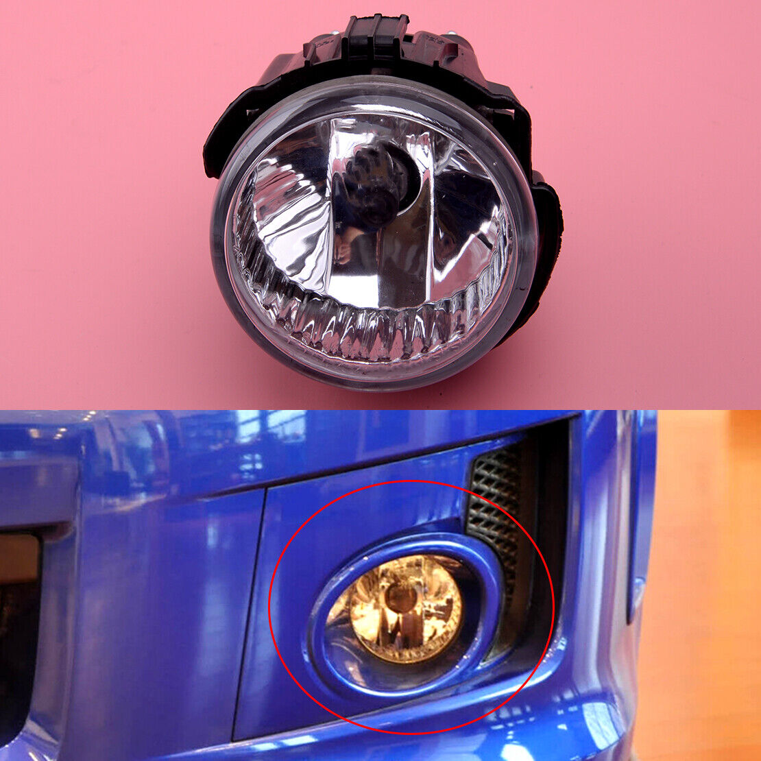 Car Left Front Bumper Clear Lens Fog Light Lamp Fit For Subaru Impreza 08-10
