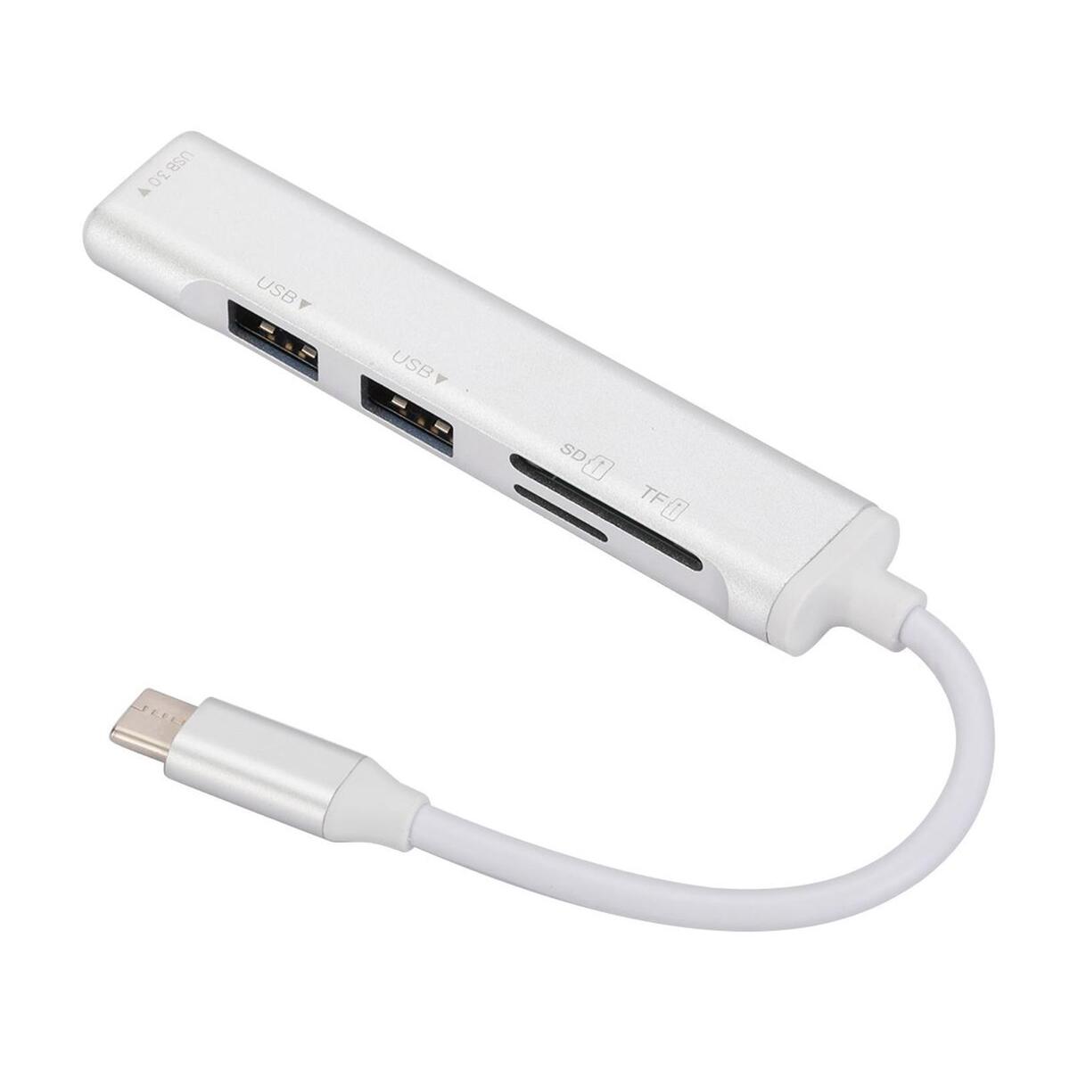 USB C Docking Station USB C Dongle with 2x USB 2.0 Compact for Home Travel