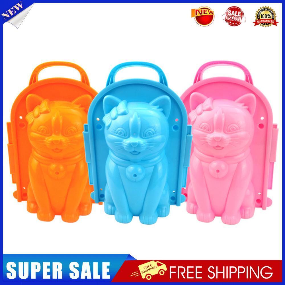Cat Shape Snowball Maker ABS Clip Kids Outdoor Winter Snow Sand Mold Tool