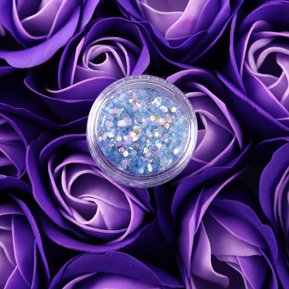 Hexagon Glitter Nail Art Sequins Sparkling Face Eye Makeup Slice Flakes (09