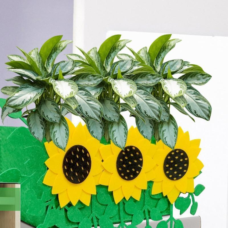 Sunflower Planting Bag Felt Cloth Flower Plant Grow Pot Plants Container