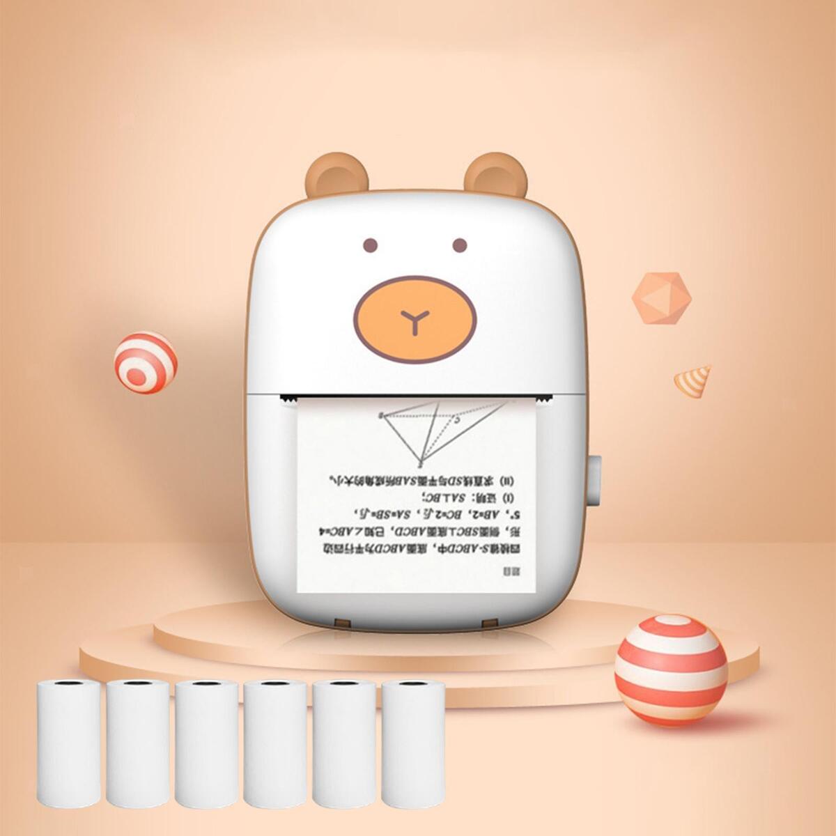Thermal Printer Instant Pocket for Kids Children Office