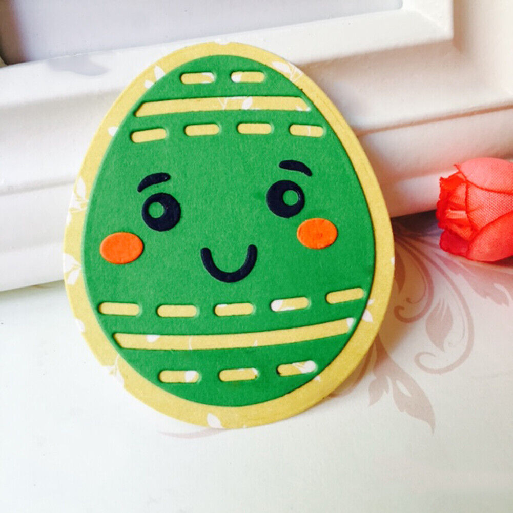 DIY Smile Egg Metal Stencils Scrapbooking Embossing Cutting Die Craft Decor