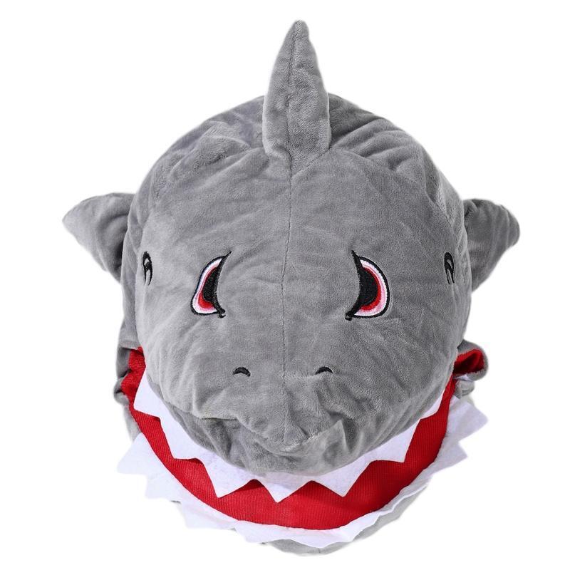 Cute Gray Shark Shape Headgear Hat Adjustable Headgear for Boyfriend Girlfriend