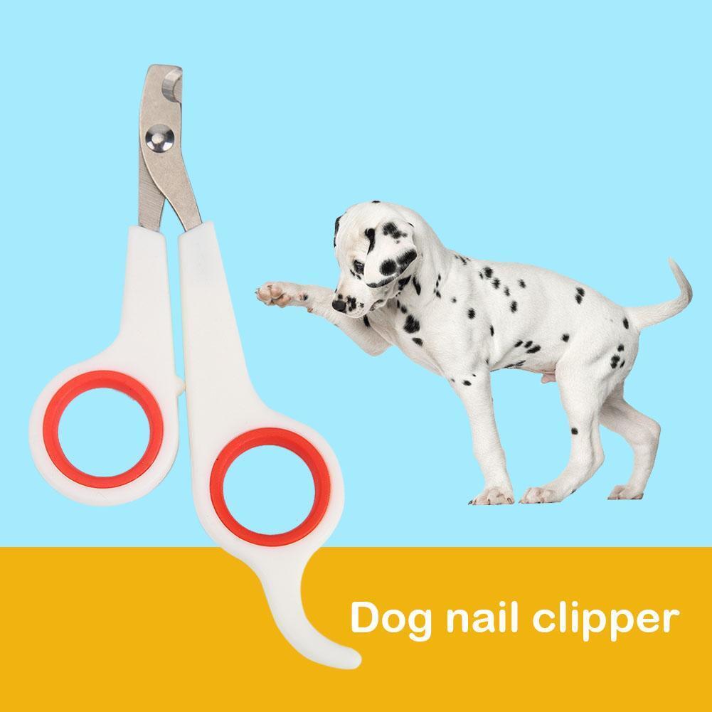 Stainless Steel Pet Nail Toe Scissors Dog Cat Claw Grooming Clipper (White)