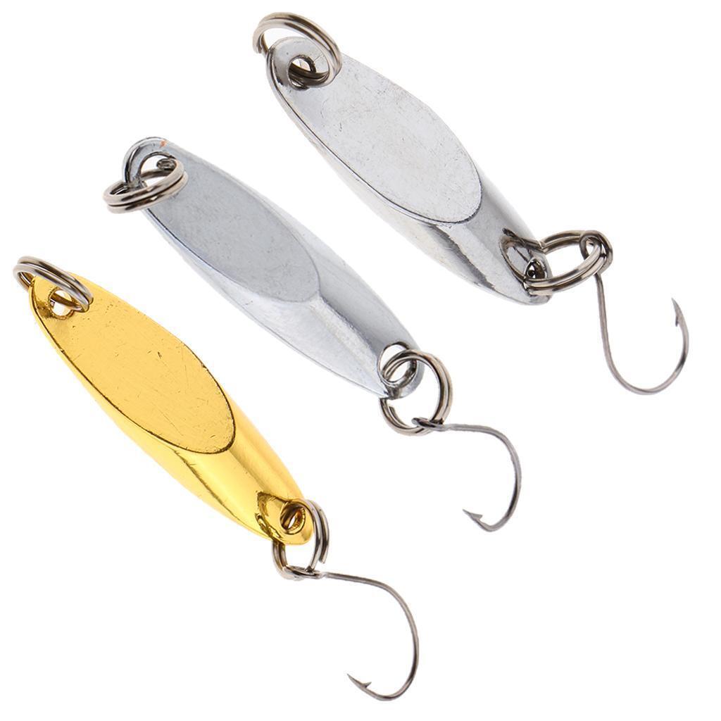 3Pcs Spoon Fishing Lures Metal Sequins Jigs   Lures Jigging Baits