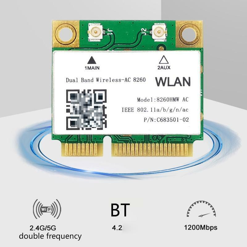 8260 8260HMW Half Mini PCIe PCI-express Wireless WIFI WLAN BT 4.2 Card for Asus