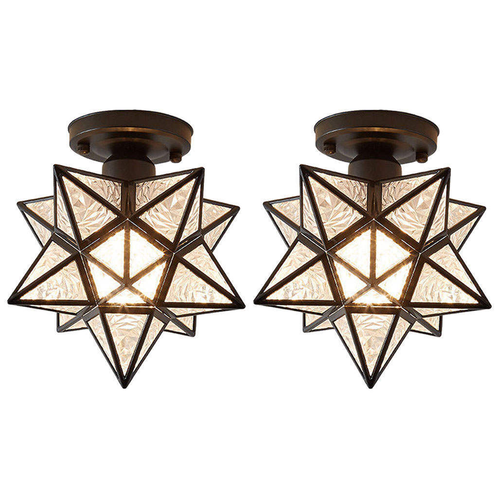 2× Nordic  Ceiling   of light Shape Ceiling for Living Dinning Room