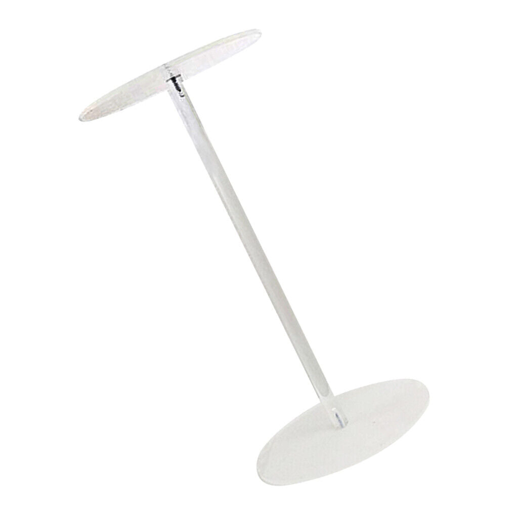 Detachable Acrylic Stable Winter Hat Bonnet Holder Display Stand Shelf 30cm