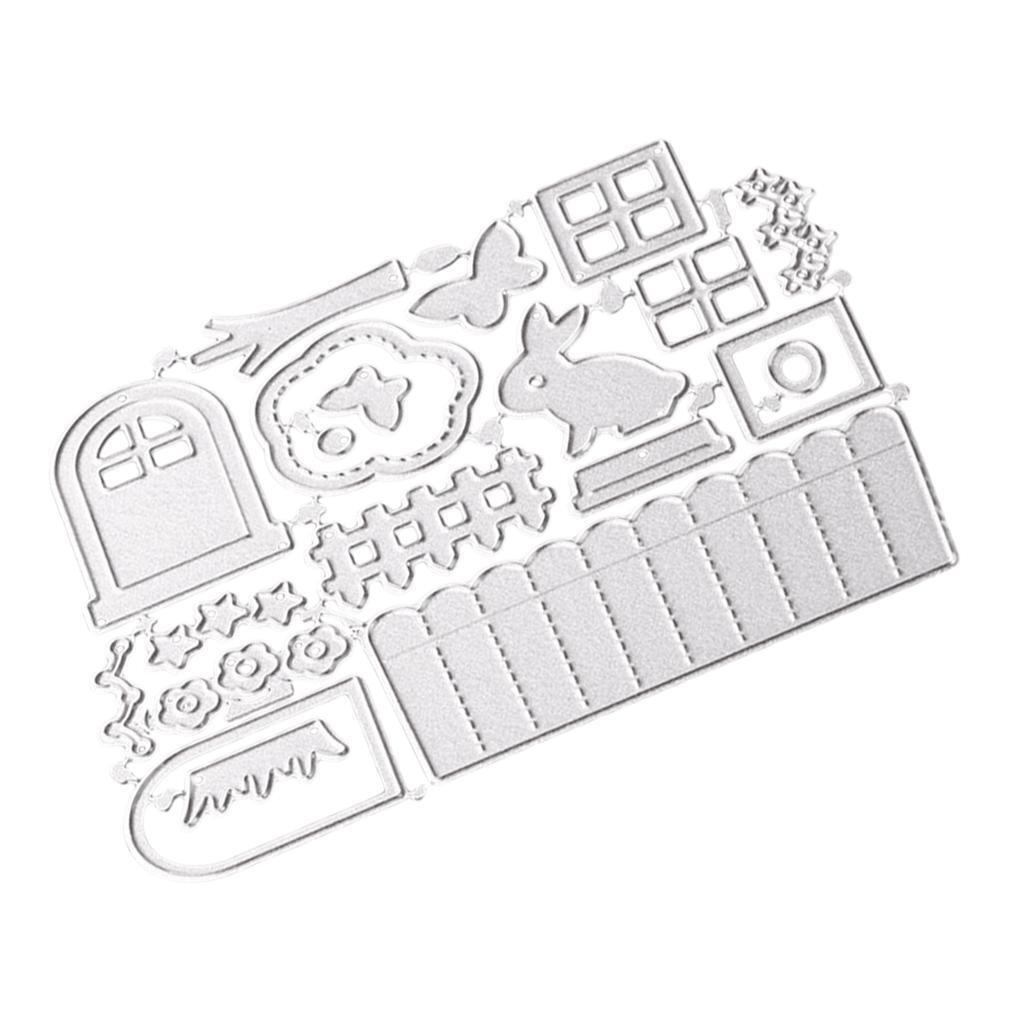 Garden Metal Cutting Dies Scrapbooking Album Paper Embossing Decoration DIY