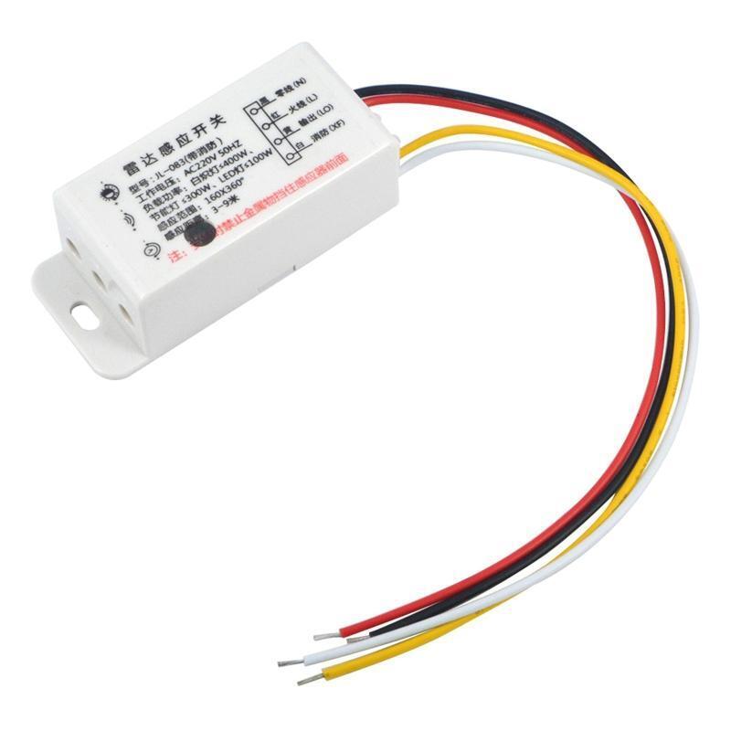 Light Switch Detector Auto On Off Delay Time Adjustable Body Motion Sensor