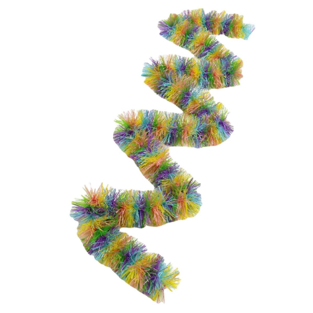 Easter Tinsel Garlands Colorful Fringe Garlands Glitter Garlands for Walls