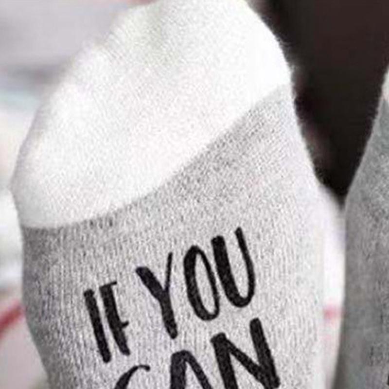 1 Pair If You Can Read This Funny Novelty Socks Cotton Autumn Spring Winter Sock