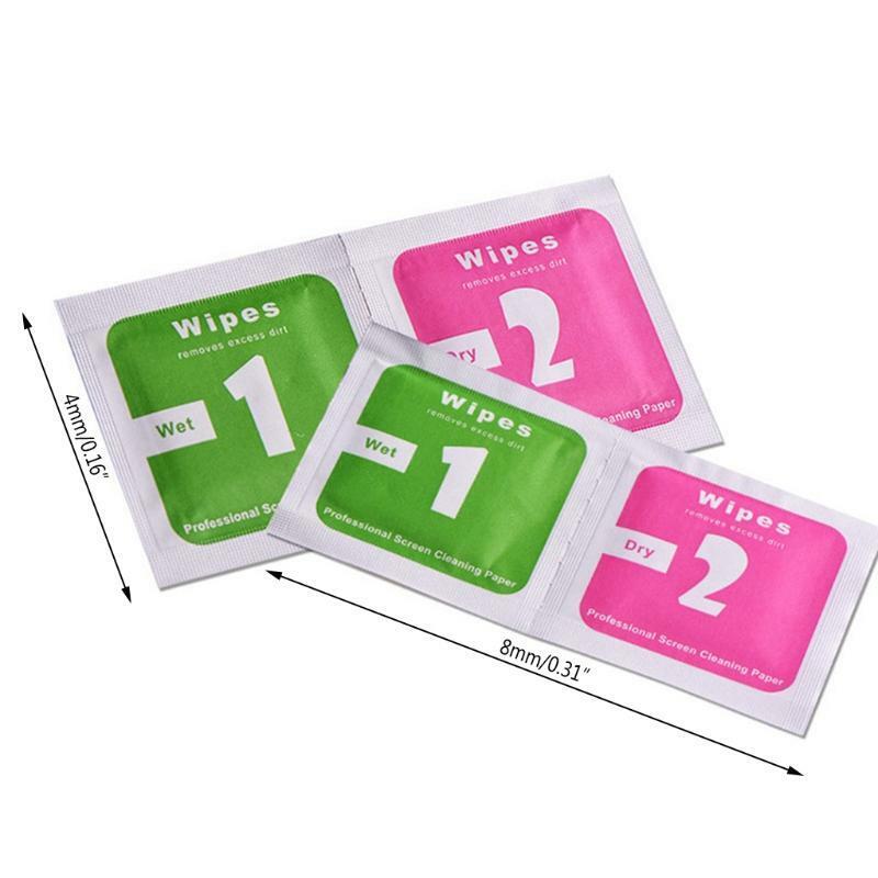 10Pcs/Lot Camera Lens Cleaning Cloth LCD Screens Dust Removal Wet Dry Wipe Paper