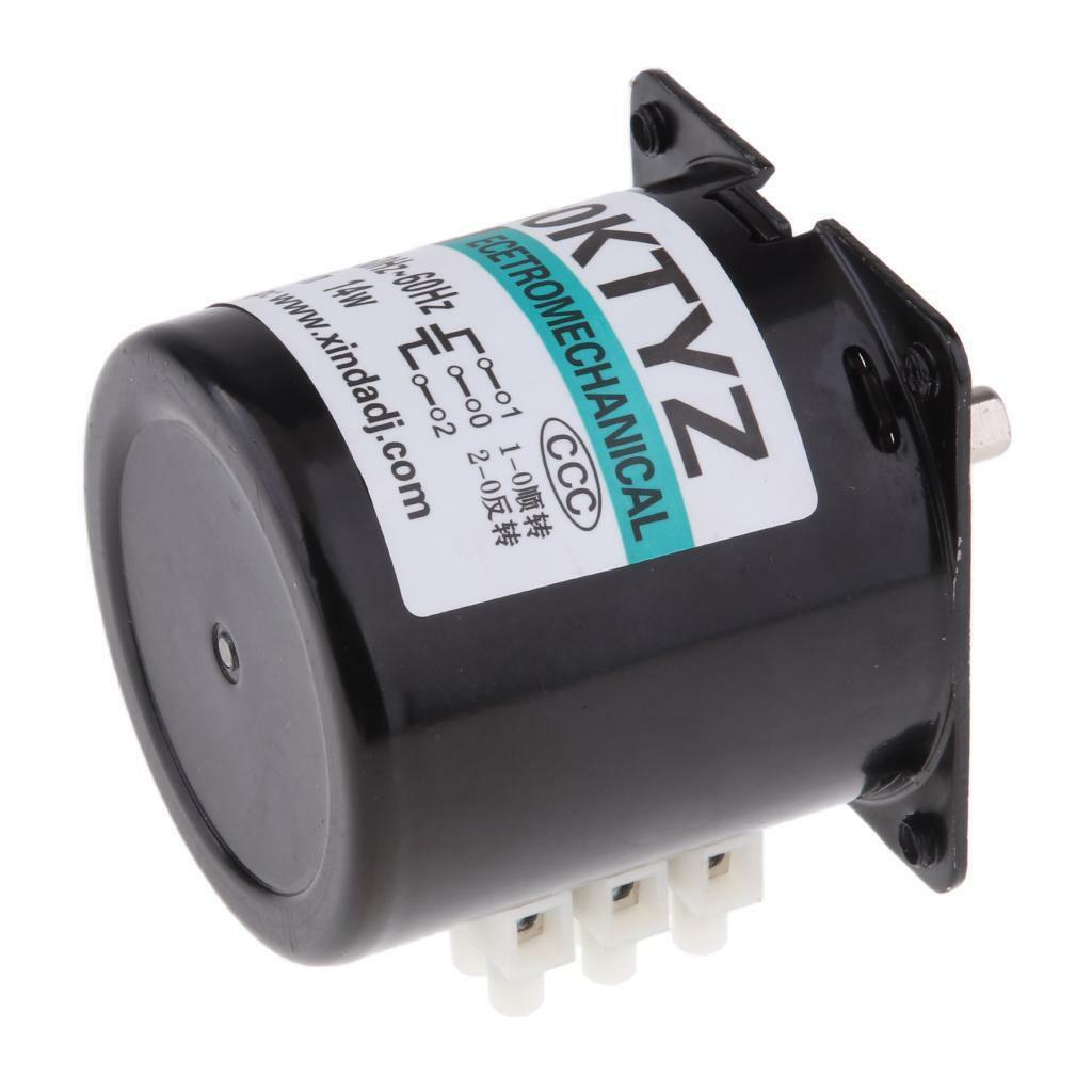 60KTYZ Synchronous Motor AC 220V 50-60Hz 30RPM 14W Output  Reduction Geared