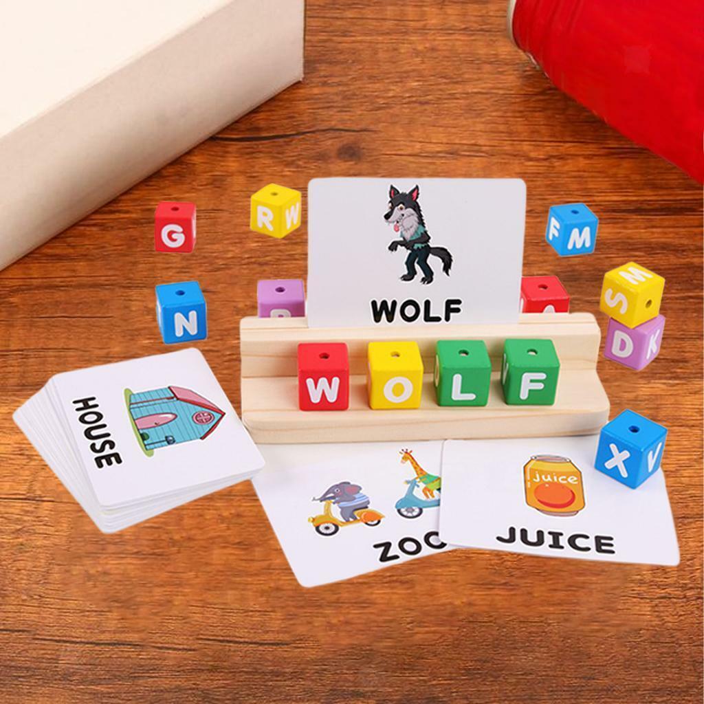 Movable Matching Letters Game Letter Puzzle Educational  for