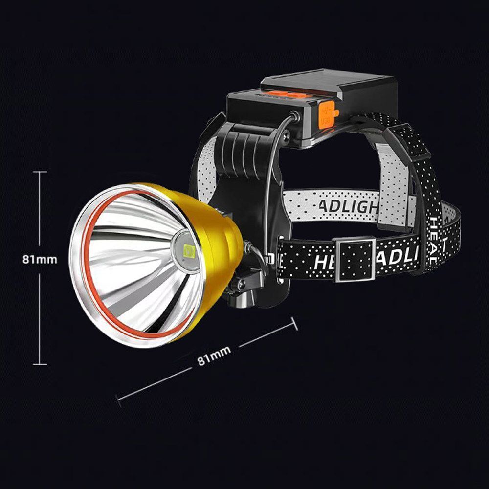 Camping USB Rechargeable LED Headlamp Head Torch Fishing Light Headlight