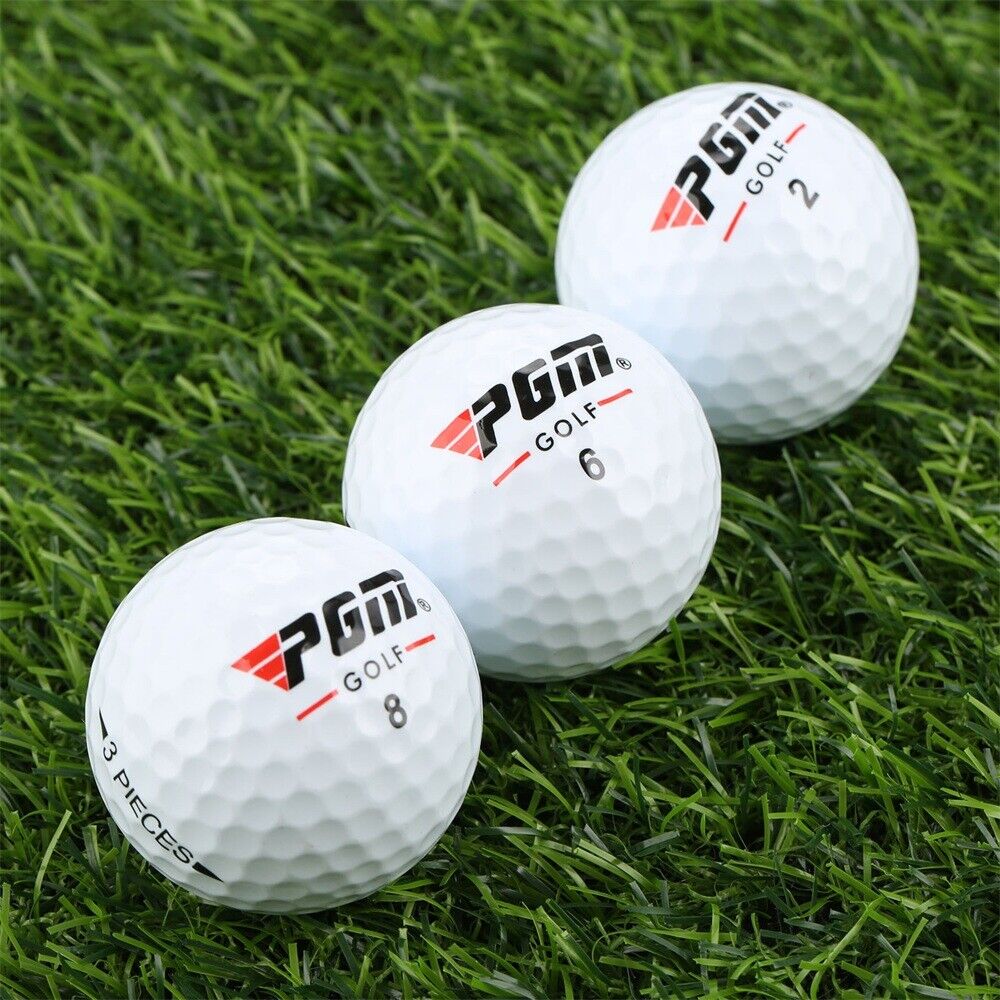 3pcs/set Golf Balls 3 Layers PGM Game Ball Dia 42.6mm Golf Balls Outdoor Game