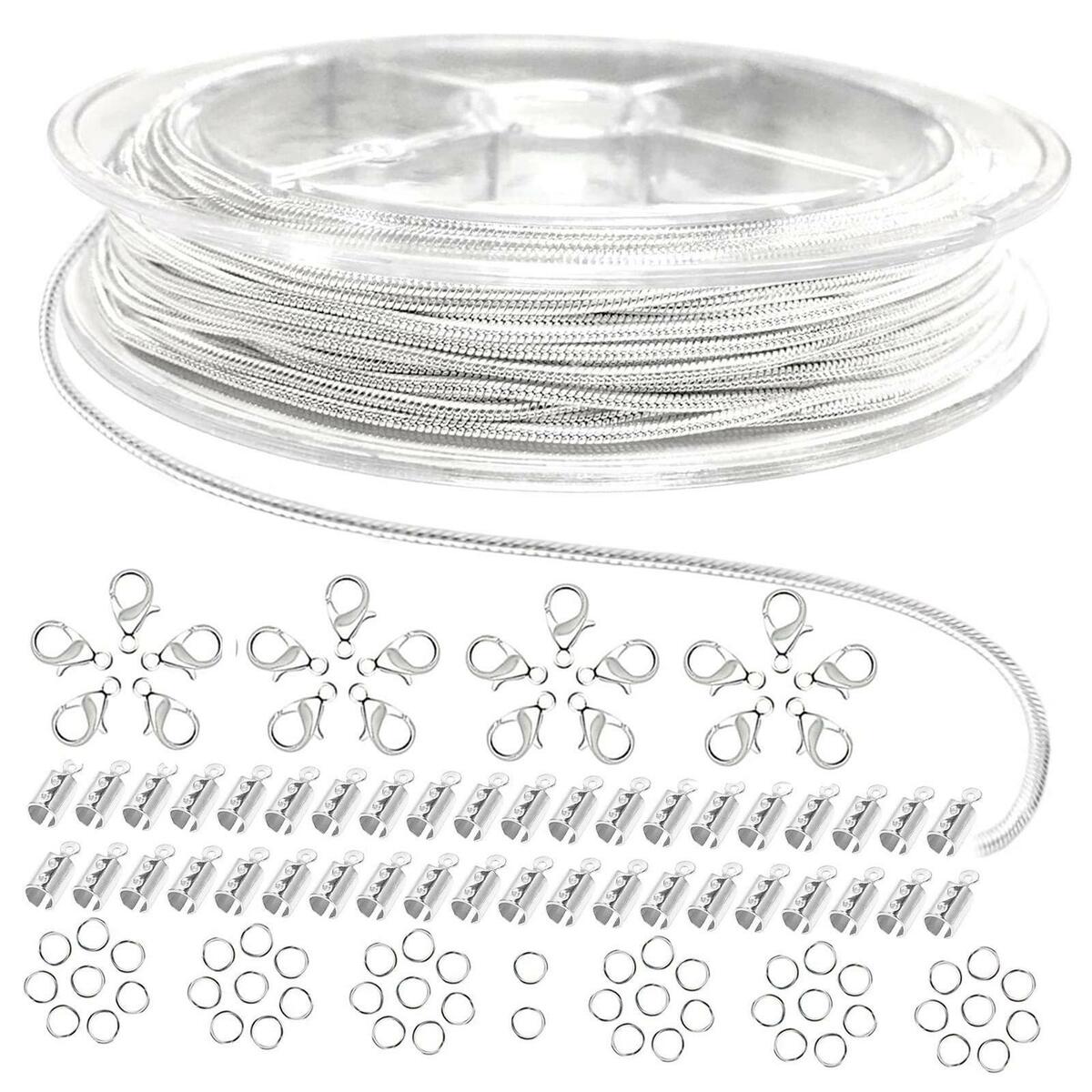 Chain by Spool  with Accessories for Earring Bracelets Jewelry Making