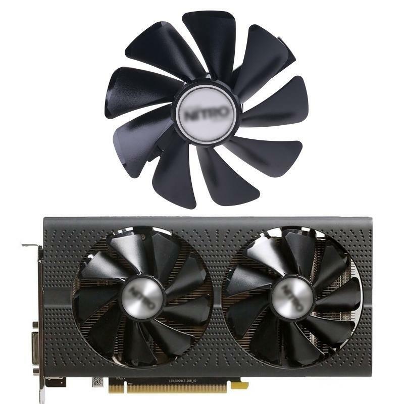 95mm CF1015H 12D FDC10U12S9-C Cooler Fan Replace for Sapphire NITRO RX580 RX480