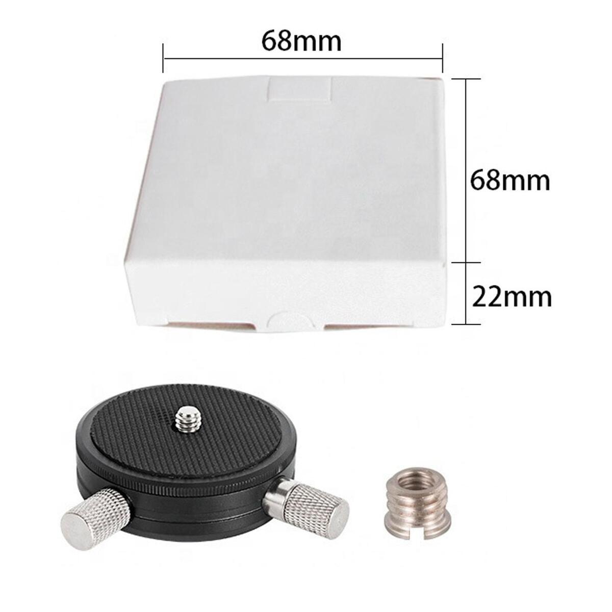 360 Rotation Camera Shot Panoramic Tripod Adapter for DSLR Tripod Monopod