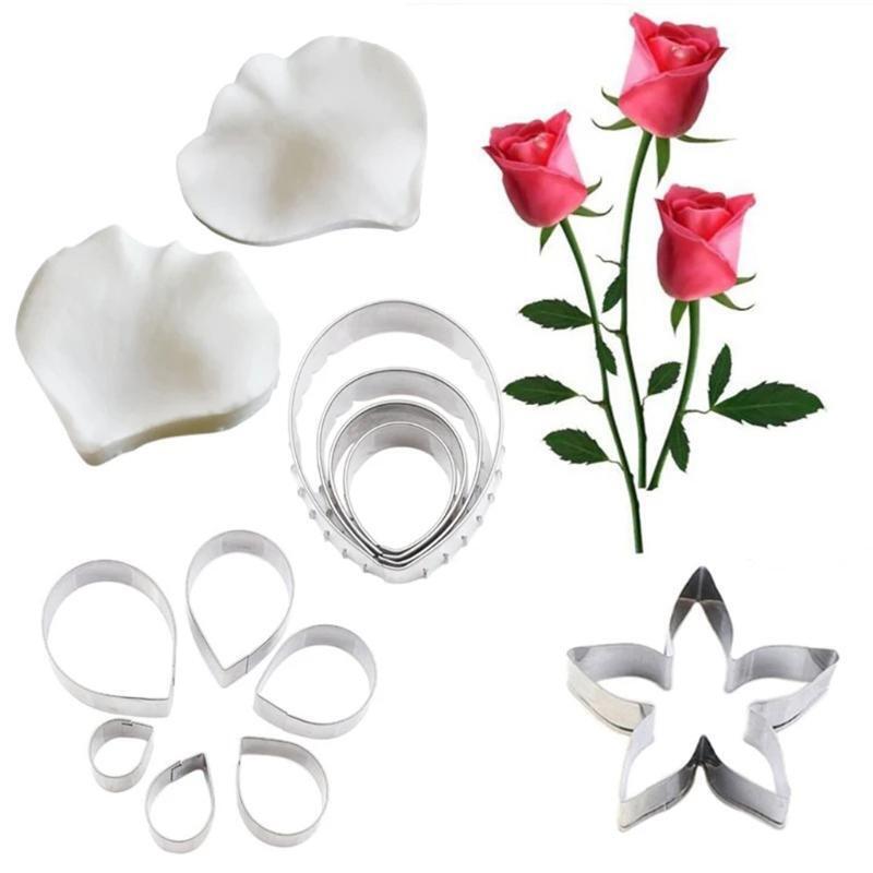 Petals Mousse Silicone Mold Cookie Fondant Cake Decorating Tools Baking Mold