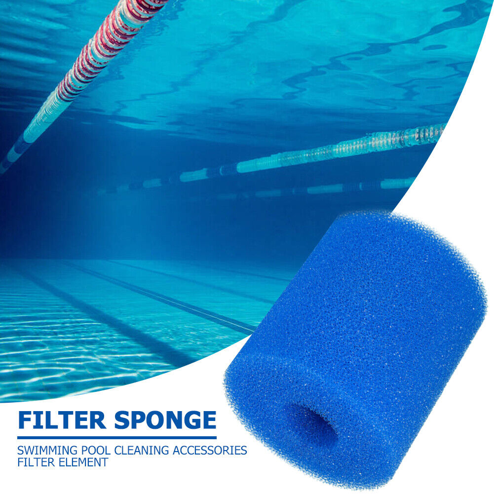Reusable Swimming Pool Filter Foam Cleaning Washable Pool Sponge Column