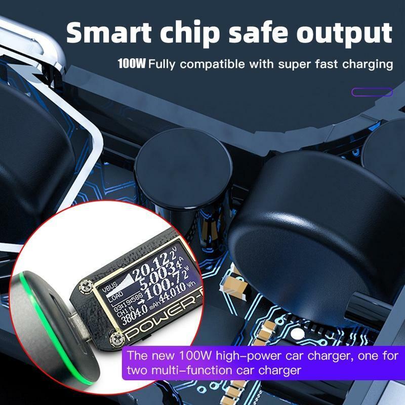 Compatible with Mavic 3/Mavic Mini 2,100W Car Charger Drone Accessories