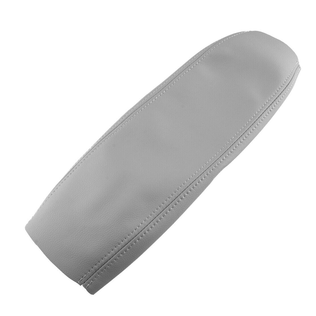 Gray Leather Center Console Armrest Lid Pad Cover Fit For Volvo S80 1999-2006