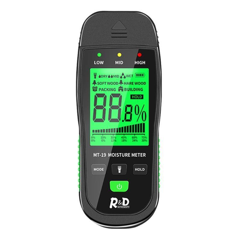 Moisture Detector Moisture Tester Pin-Type Water Leak Detector Damp Tester