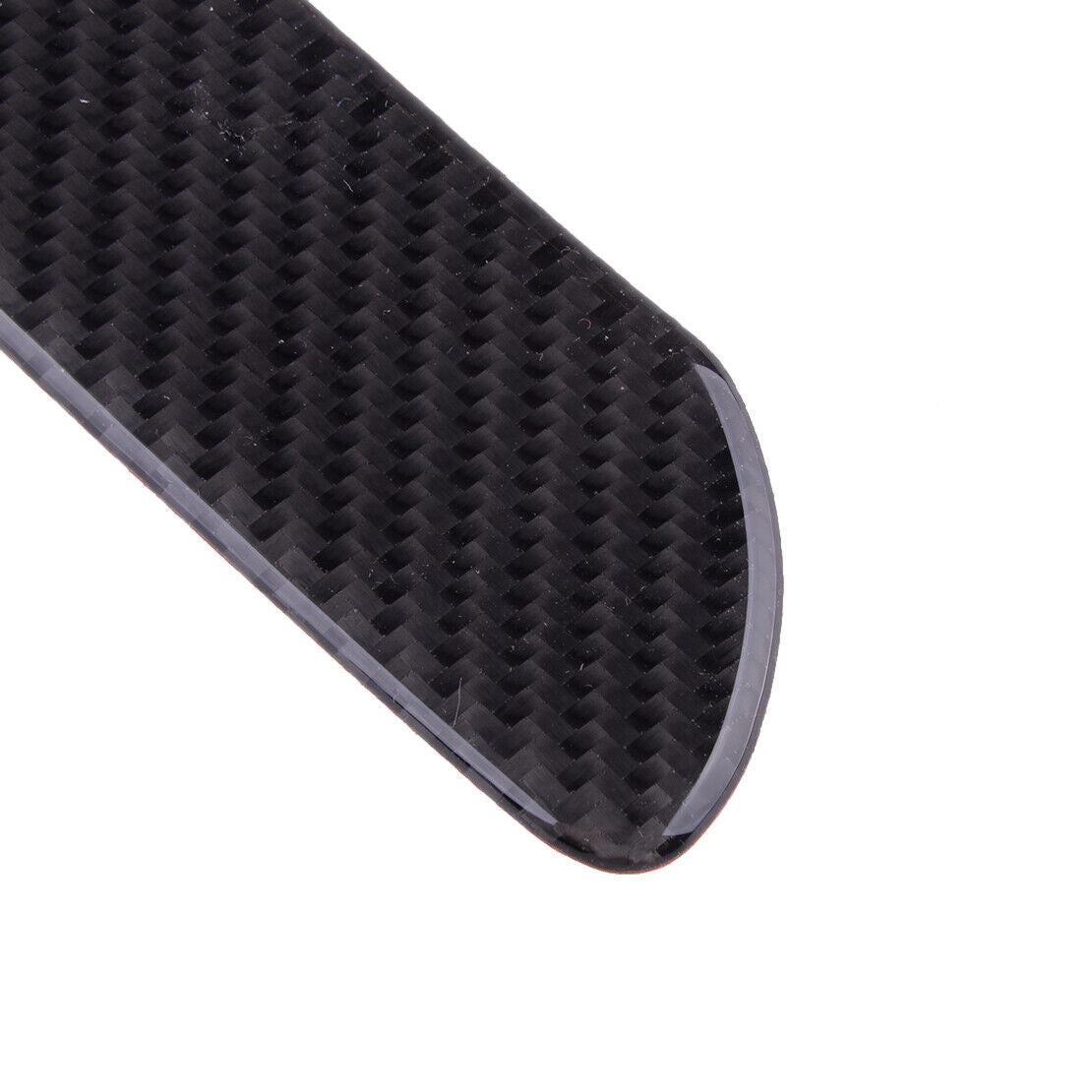 2pcs Small Size Carbon Fiber Car Scuff Plate Door Sill Cover Panel Step Guard
