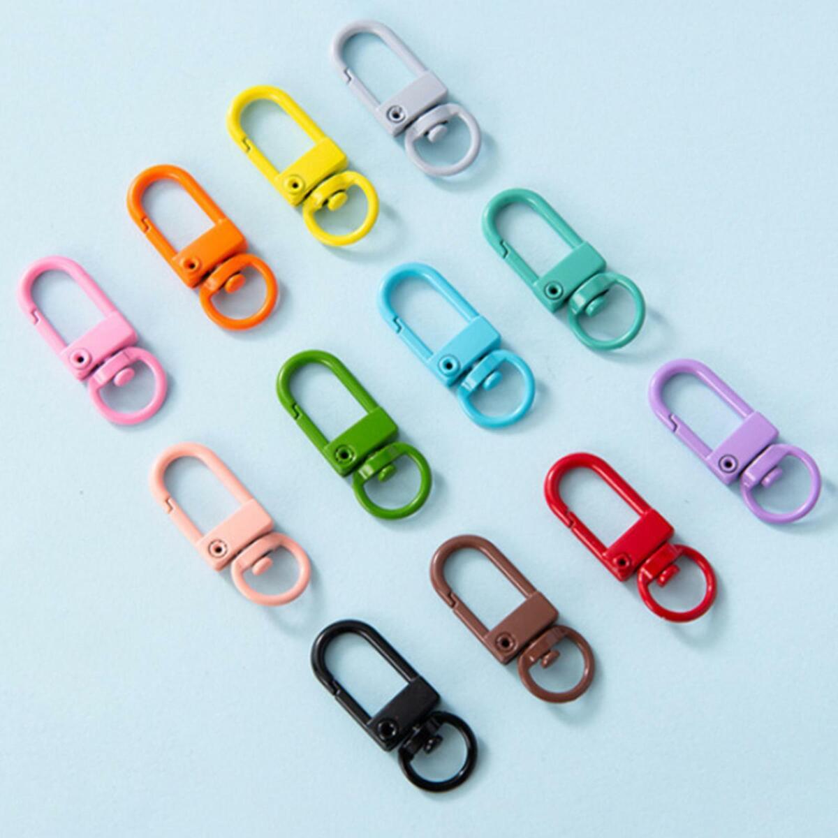 50x  Claw Clasps  for DIY Jewelry Findings Keychain Bags Craft