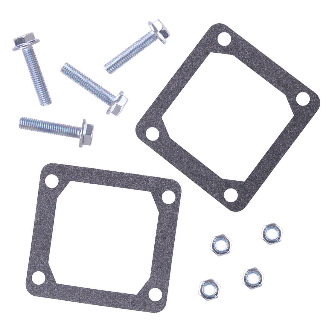 Kit Carbon Fiber Style Intake Reed Valve Gasket fit for Yamaha YZ465 1980-1981