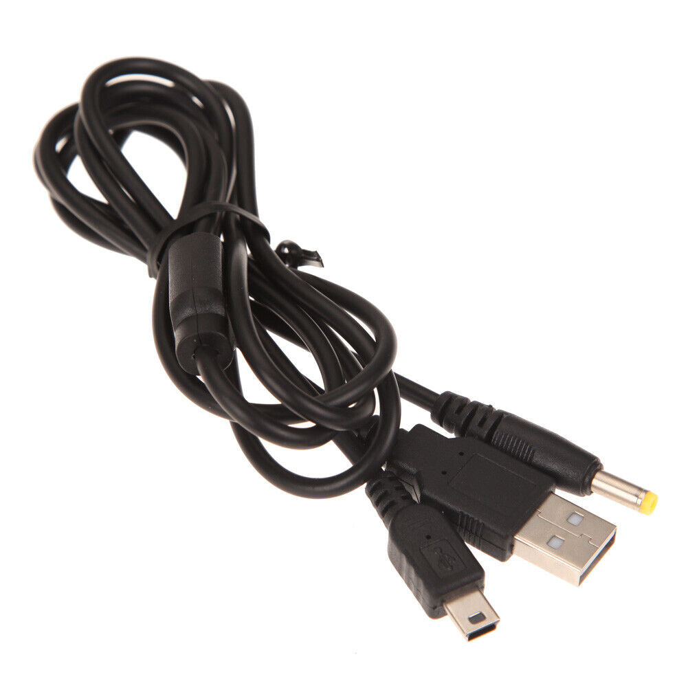 1.2m 2 in 1 USB Data Data Transfer Sync Charge Cable Cord Wire for Sony PSP