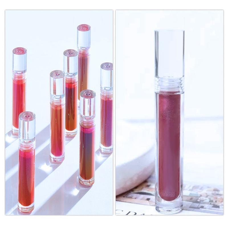 10pcs 5.5ml Empty Lip Gloss Tube Clear Lip Balm Bottle Refillable Container