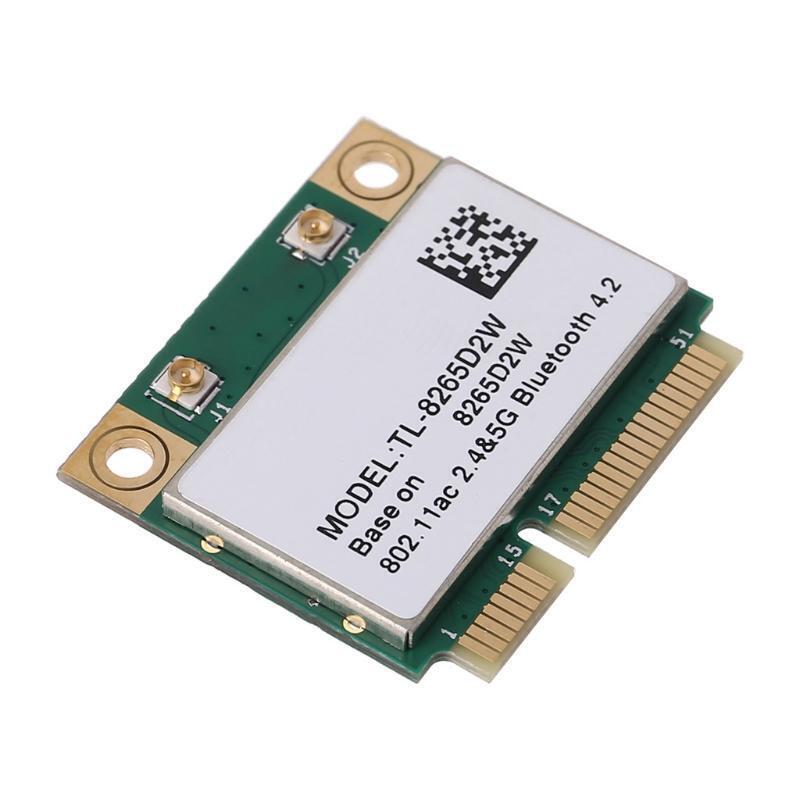 Dual Band Wireless-AC 8265D2W 2.4G/5Ghz 802.11ac 867Mbps Bluetooth-compatible
