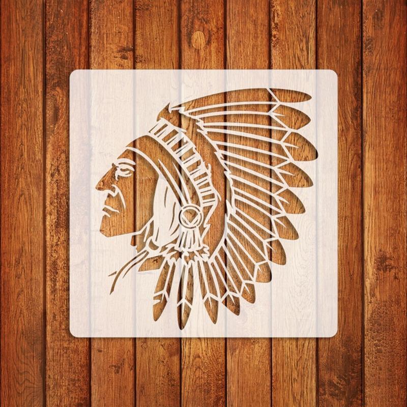9Pcs Animal Stencils Set Graffiti Template Tools for Wood Canva Metal Furniture