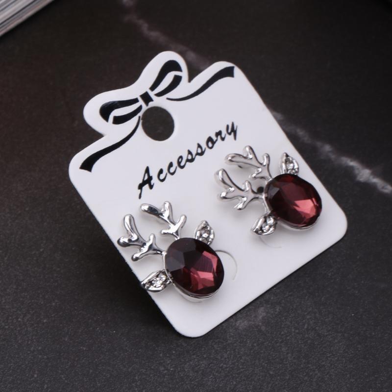 100x Jewelry Cards Holder Hanging Holder Ear Studs Earring Display Cards 3.5x4cm