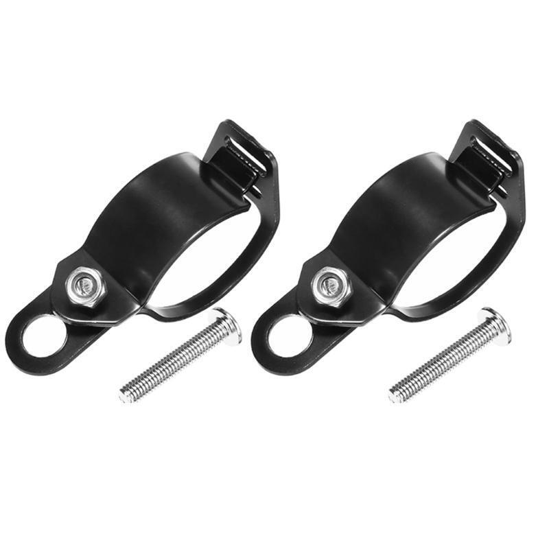 1Pair Universal Motorcycle Turn Signals Relocation Fork Clamps Bracket Headlight