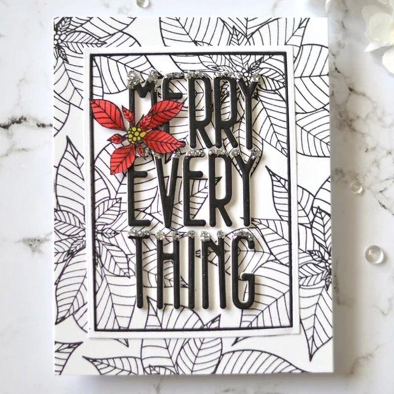 Alphabet Group DIY Metal Cutting Die Stencil Scrapbooking Album Paper Card Craft
