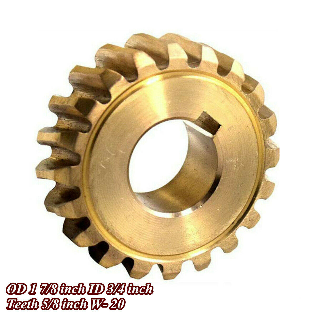 For MTD 917-04861 20T Worm Gear 3/4'' For Bolens Craftsman Troy-Bilt Cub Cadet
