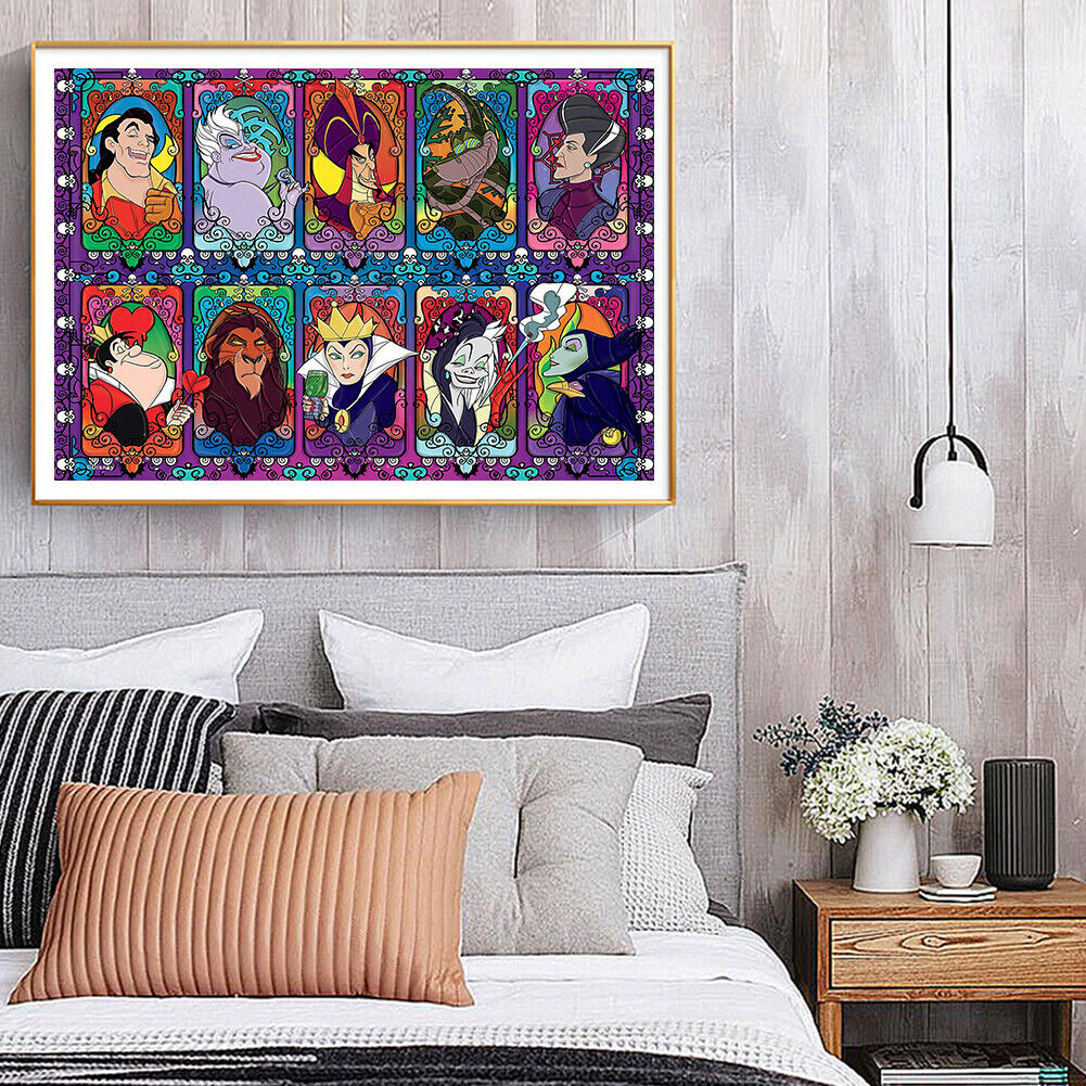 Cartoon Character Full Drill Diamond Painting 5D Mosaic Picture Home Decor